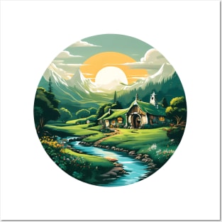 A Hobbit Hole House Posters and Art